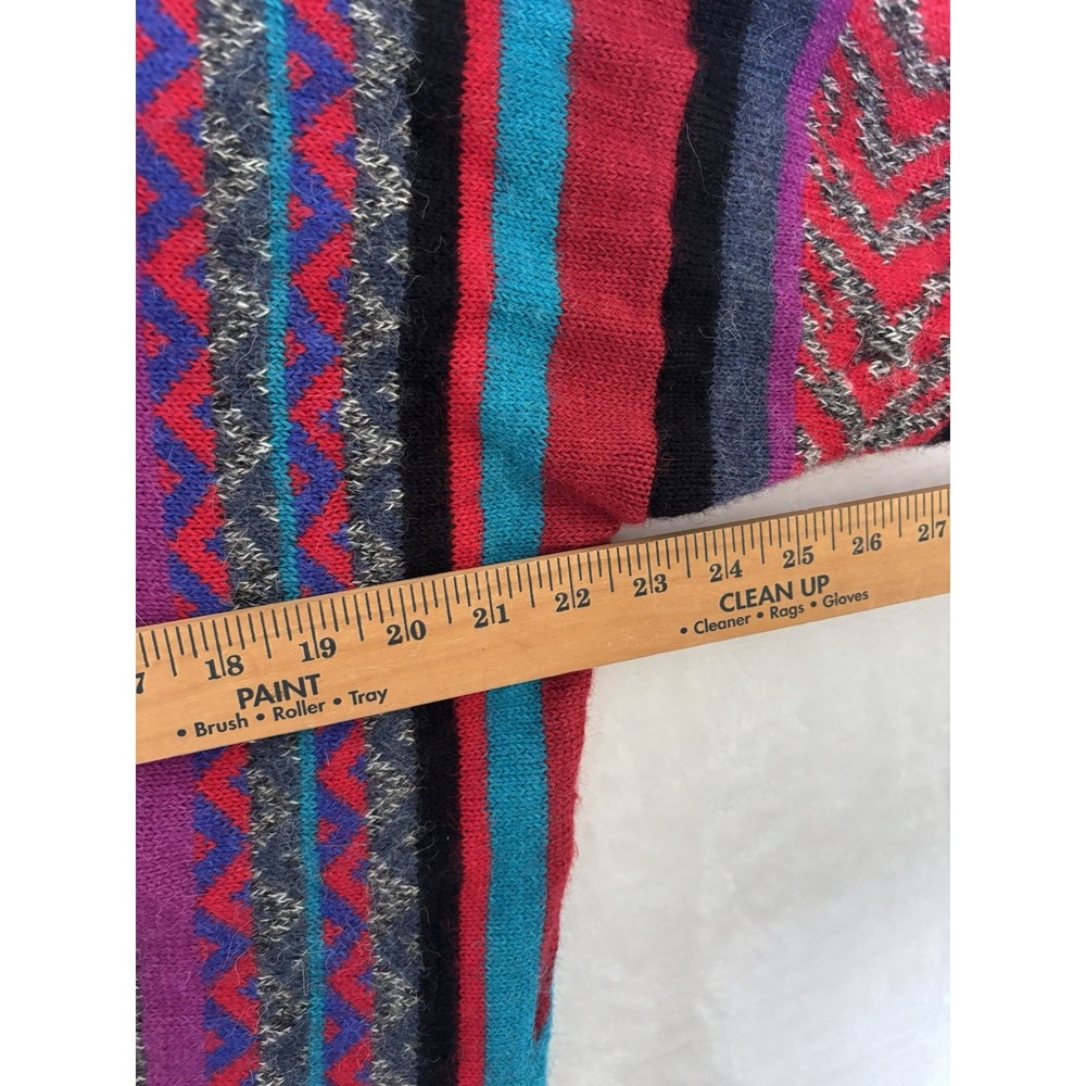 The Peruvian Connection 100% Alpaca Cardigan Sweater Women's M Handmade Bolivia - Picture 5 of 7